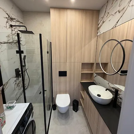 公寓 Centrum Boutique Apartament-premium 2 Sypialnie 格丁尼亚